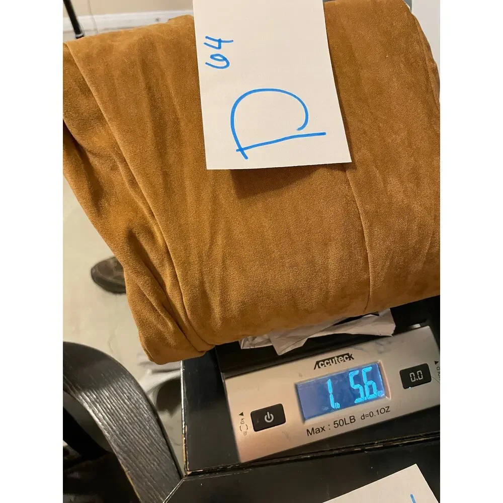 Dress Barn Western Wear Faux Suede Light Brown Midi Flare Skirt Size 24w - Picture 12 of 12